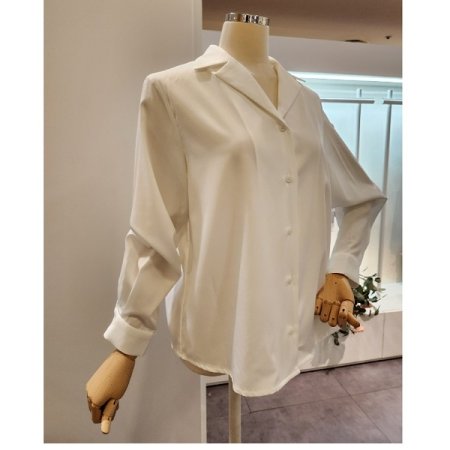 기본 카라 블라우스