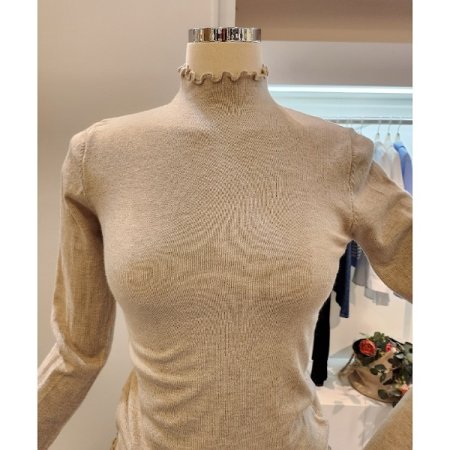 롤링 반목 무지 니트