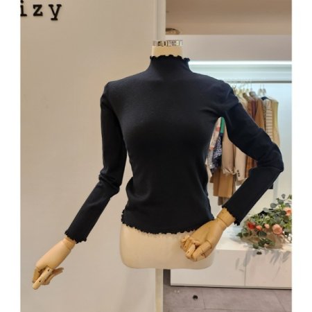 롤링 반목 무지 니트