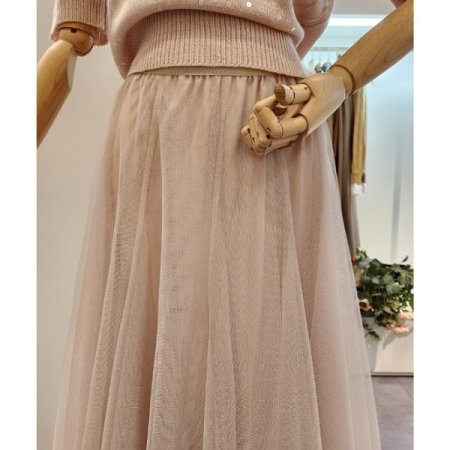 플레어 샤 스커트