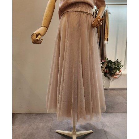 플레어 샤 스커트