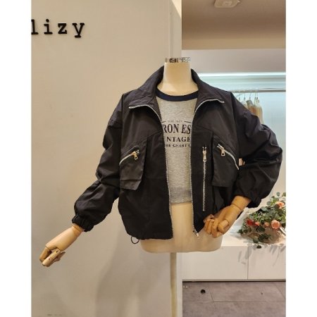 양 포켓 야상점퍼