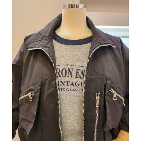 양 포켓 야상점퍼