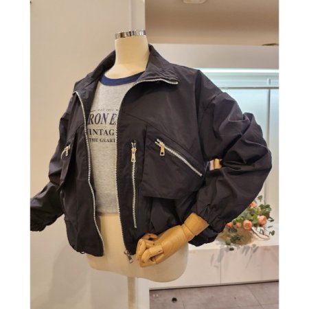 양 포켓 야상점퍼