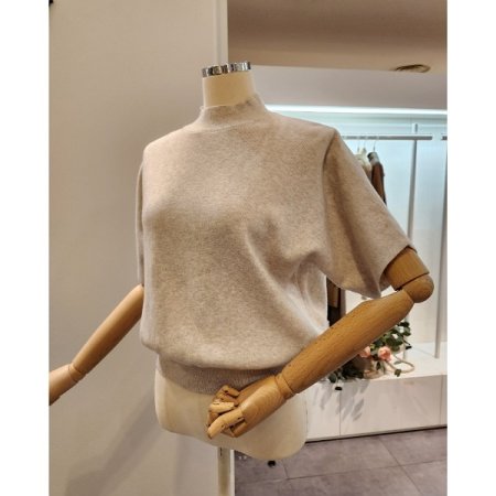 반목 루즈핏 무지 니트