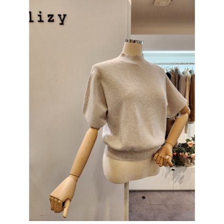 반목 루즈핏 무지 니트