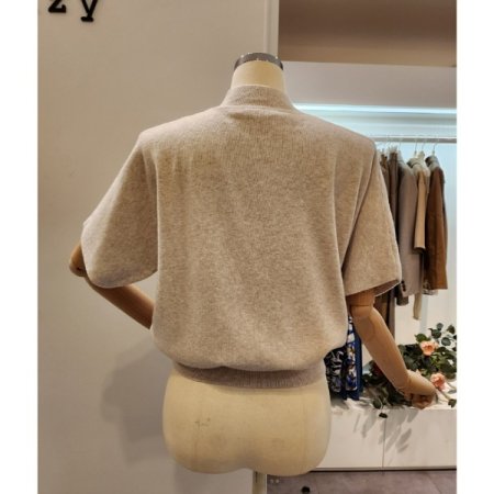 반목 루즈핏 무지 니트