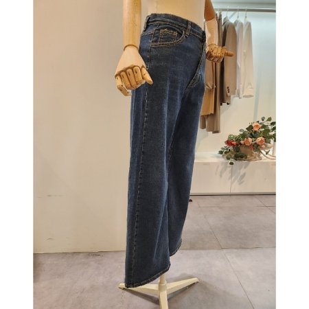 베이직 데님 부츠컷 팬츠