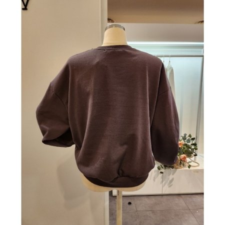 영문 프린트 루즈핏 맨투맨 티셔츠