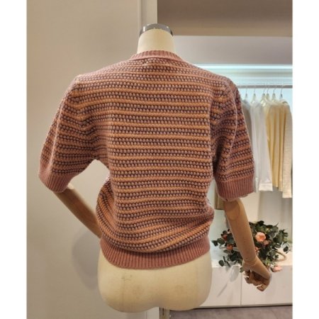 써클 라운드넥 니트