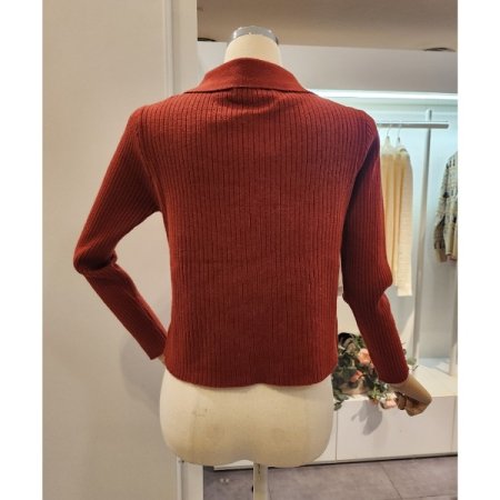 카라 골지 투웨이 가디건