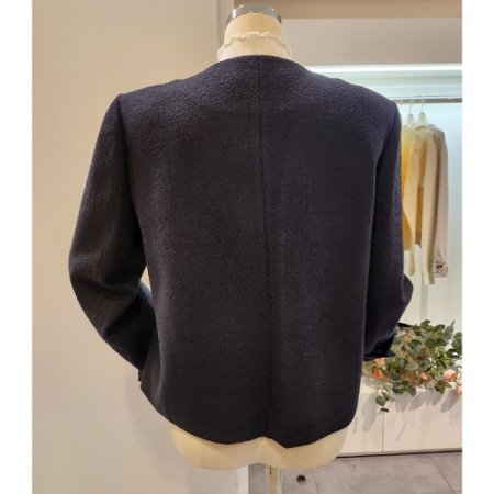 노카라 포켓 트위드 자켓