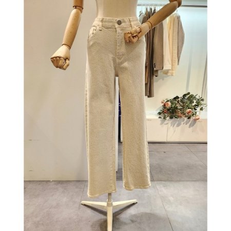 인 밴딩 일자 팬츠