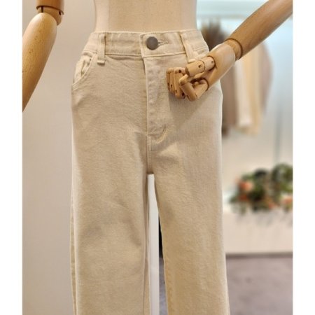 인 밴딩 일자 팬츠