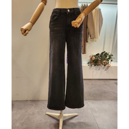 흑청 부츠컷 팬츠