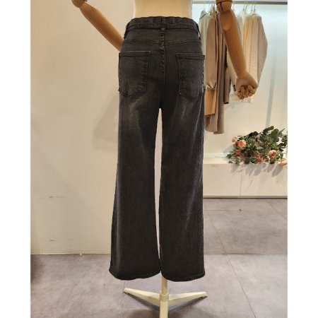 흑청 부츠컷 팬츠