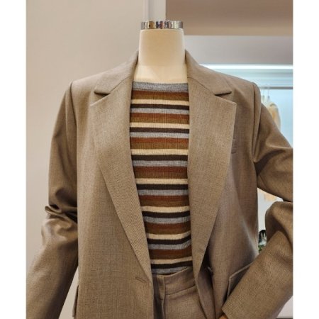 투버튼 카라 자켓