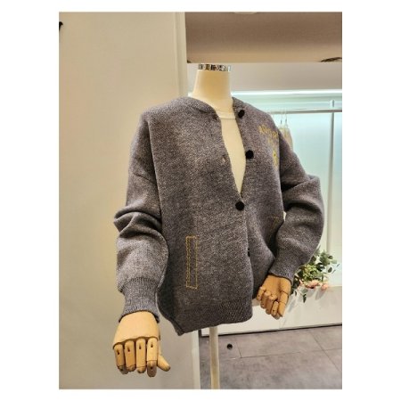 스마일 니트 가디건
