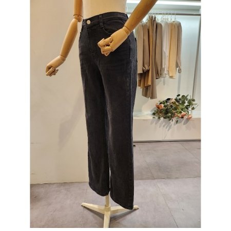 흑청 워싱 부츠컷 팬츠