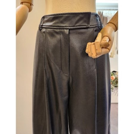 뒷밴딩 5부 레자 반바지