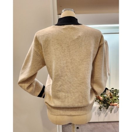 레터링 반목 니트