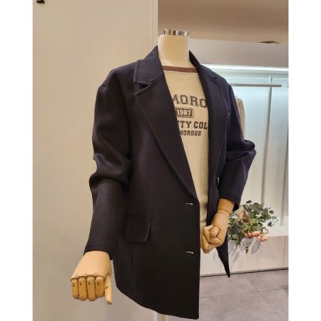 투버튼 하프 자켓