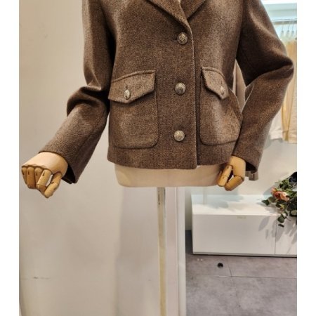 양포켓 쓰리버튼 자켓