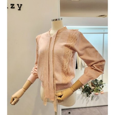 양 레이스 니트