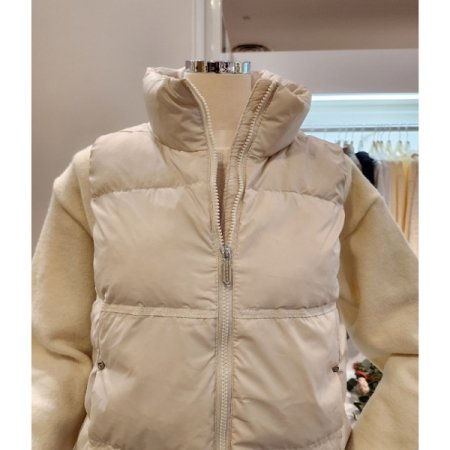 하이넥 덕다운 패딩조끼