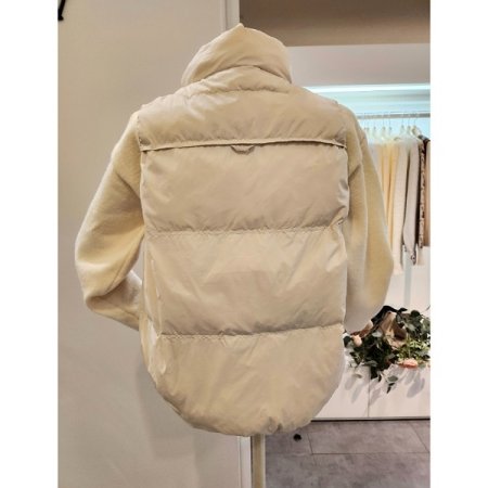 하이넥 덕다운 패딩조끼