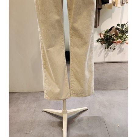 코듀로이 세미 일자 팬츠