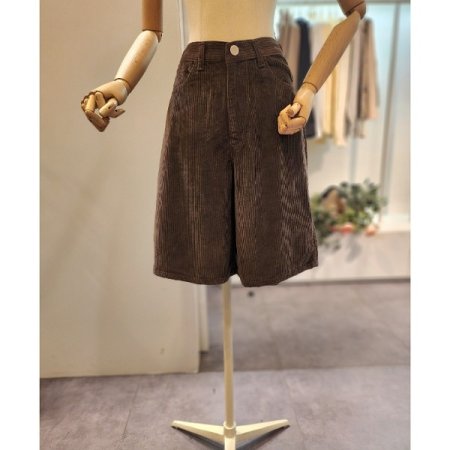 코듀로이 버뮤다 팬츠