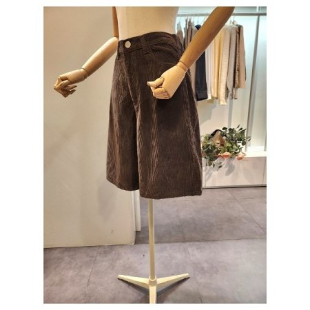 코듀로이 버뮤다 팬츠