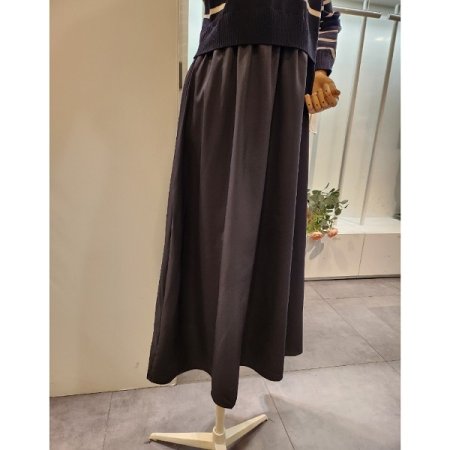 줄무늬 니트 배색 원피스