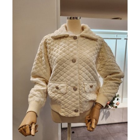 소프트 카라 점퍼형 가디건