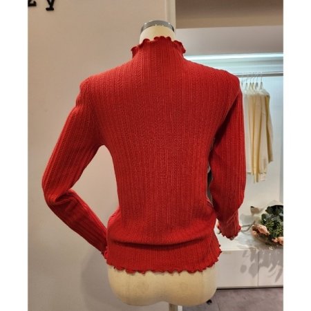 롤링 반목 심플 패턴 니트