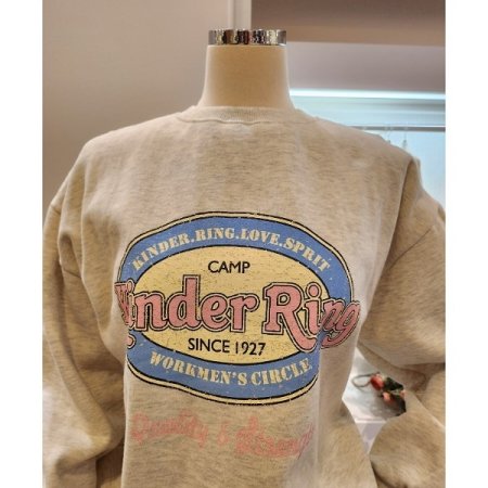 영문 레터링 기모 맨투맨티셔츠