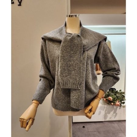 어깨 숄 가디건 세트