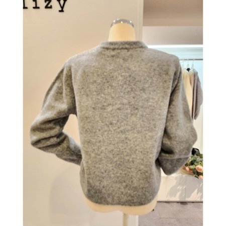 큐티 리본 레터링 니트