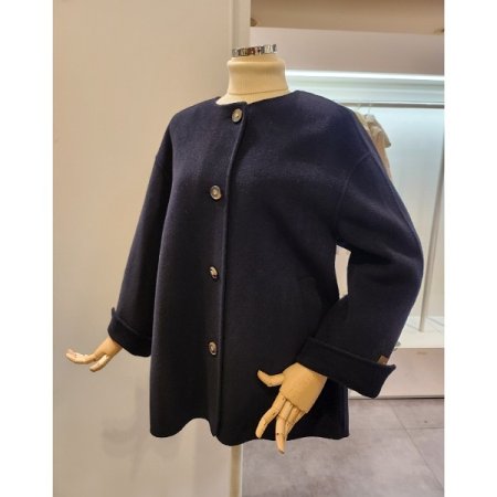 노카라 핸드메이드 하프 코트