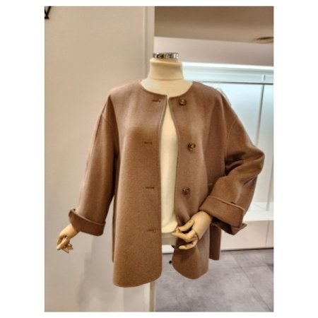 노카라 핸드메이드 하프 코트