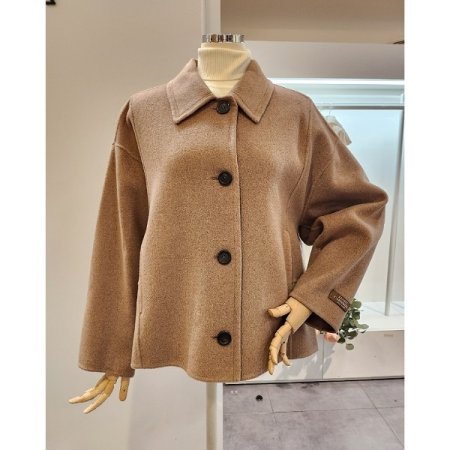 울 캐시미어 블랜디드 코트