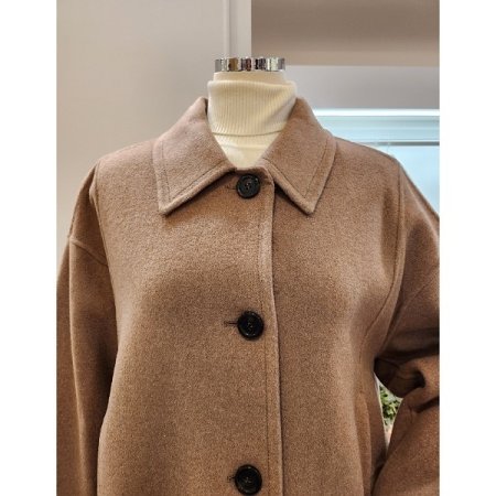 울 캐시미어 블랜디드 코트