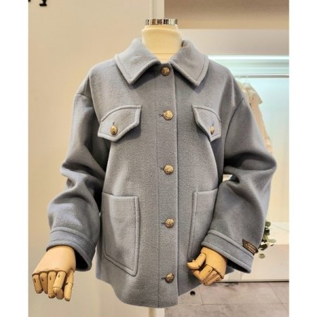 울 캐시미어 블랜디드 코트