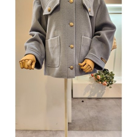 울 캐시미어 블랜디드 코트