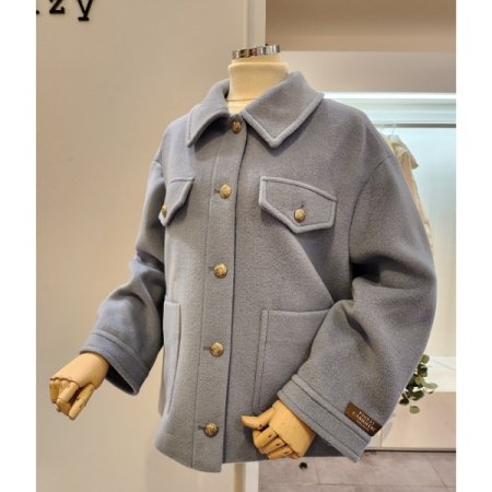 울 캐시미어 블랜디드 코트