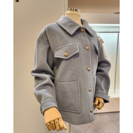 울 캐시미어 블랜디드 코트