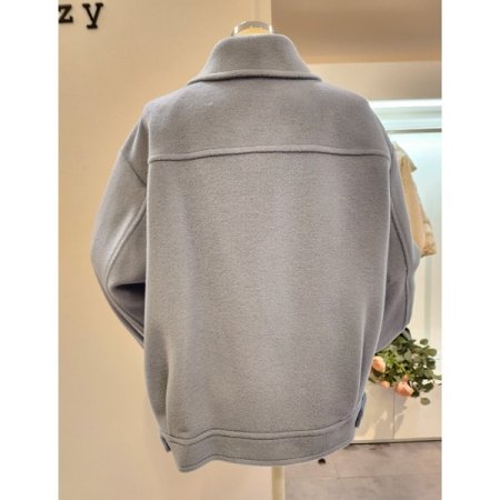 울 캐시미어 블랜디드 코트