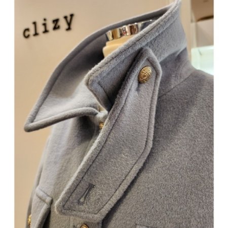 울 캐시미어 블랜디드 코트