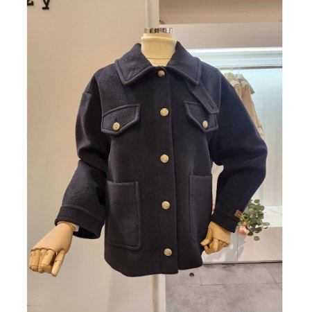 울 캐시미어 블랜디드 코트